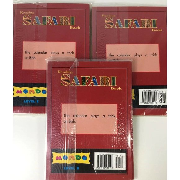 Reading Safari The Calendar's Trick Jade Michaels Books 6 pack Mondo Level E New - Picture 4 of 7